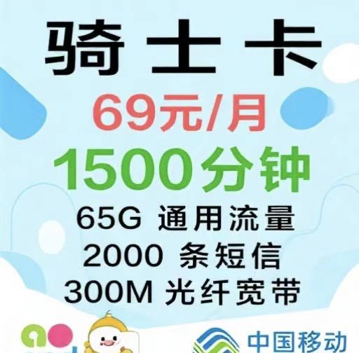 郑东新区移动骑士卡