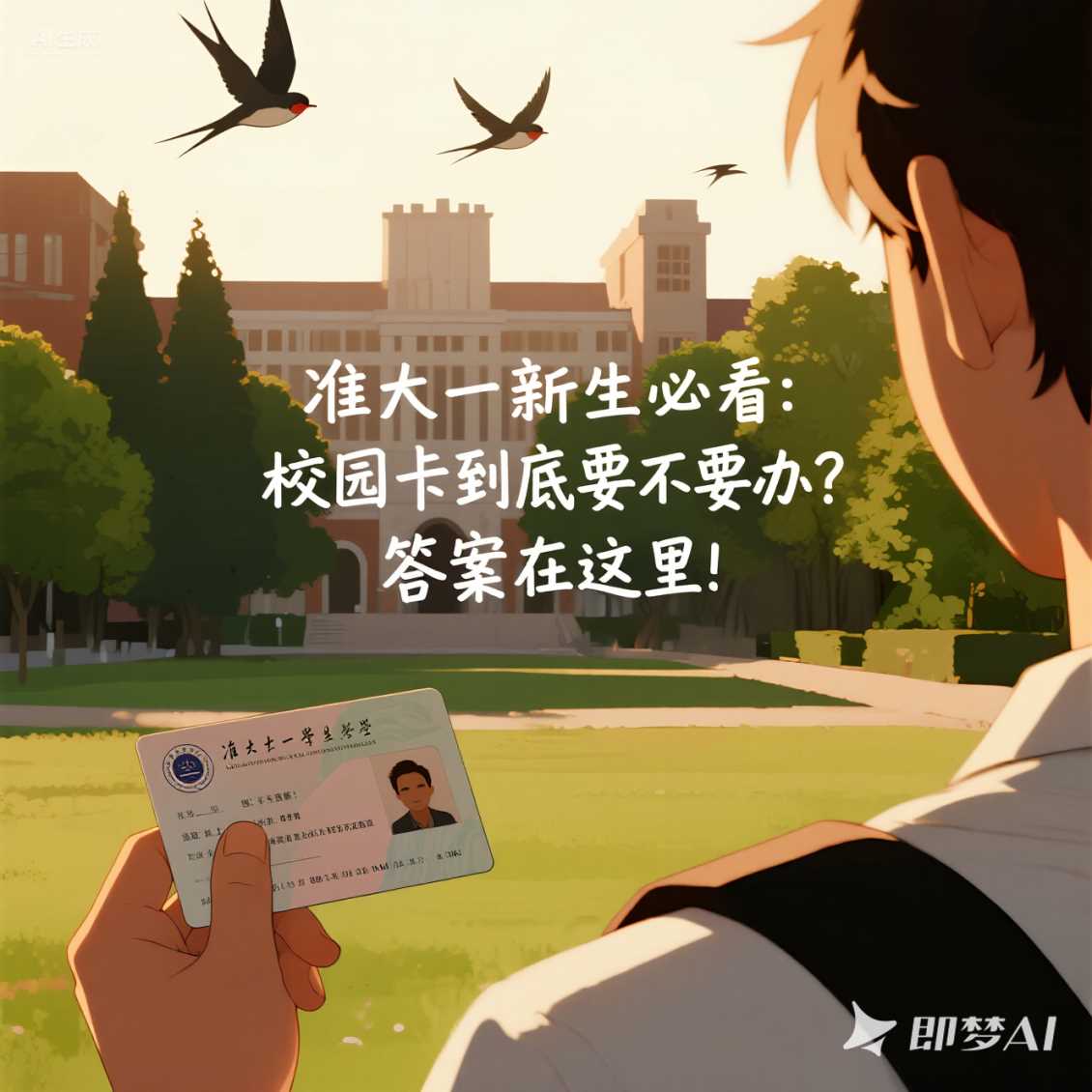 郑东新区准大一新生必看：校园卡到底要不要办？答案在这里！