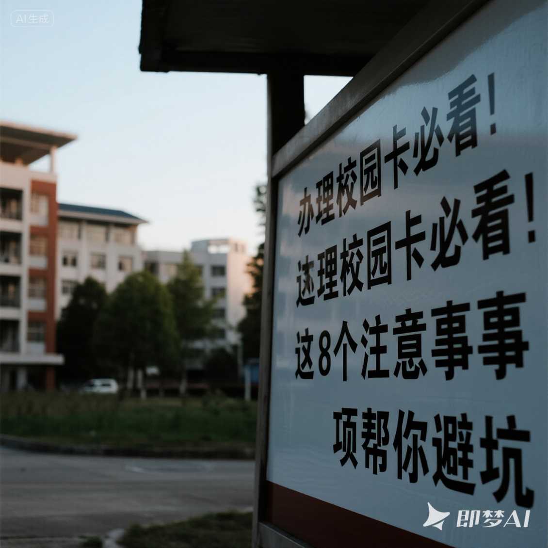 郑东新区办理校园卡必看！这 8 个注意事项帮你避坑