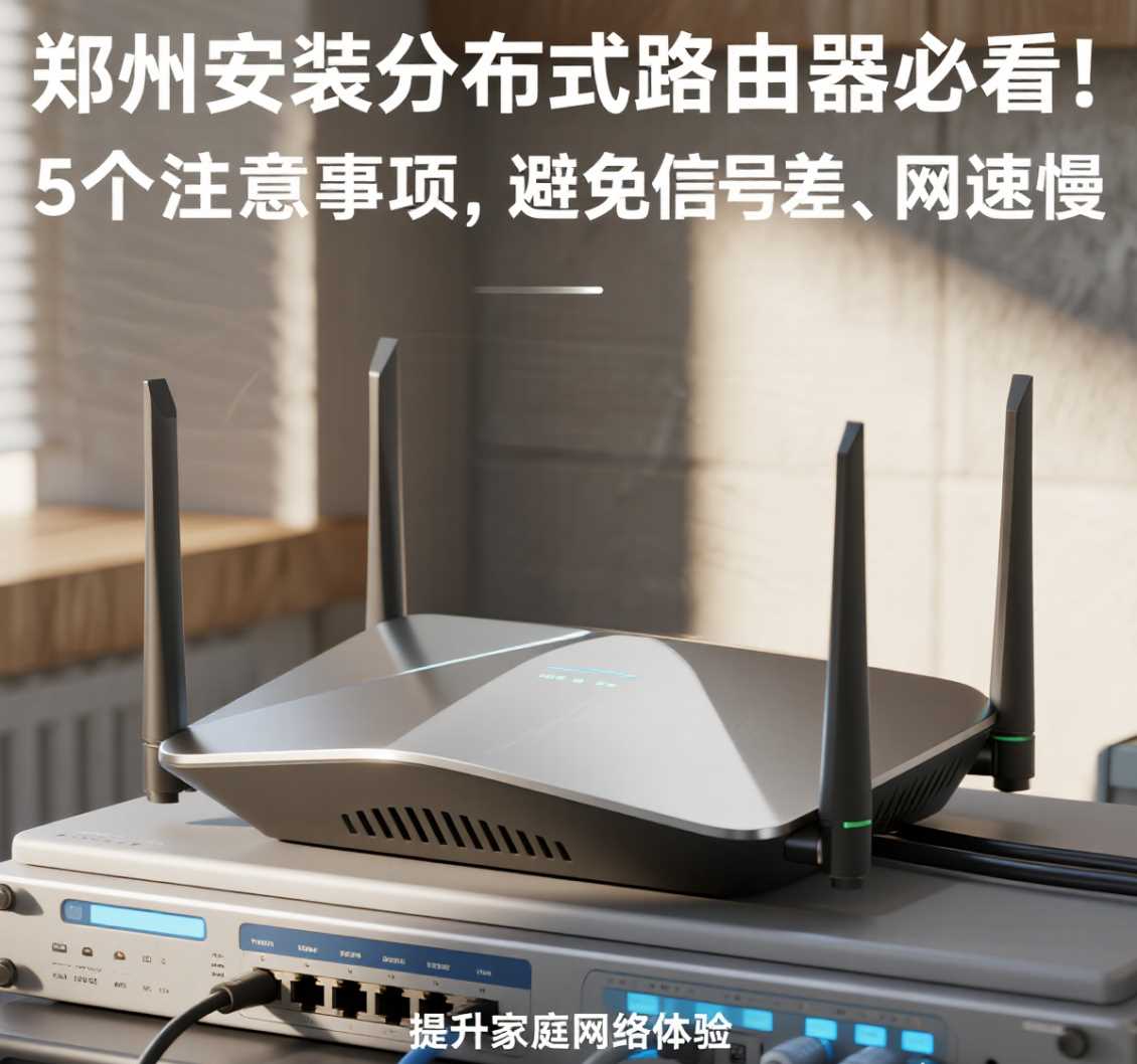 郑东新区安装分布式路由器必看！5 个注意事项，避免信号差、网速慢