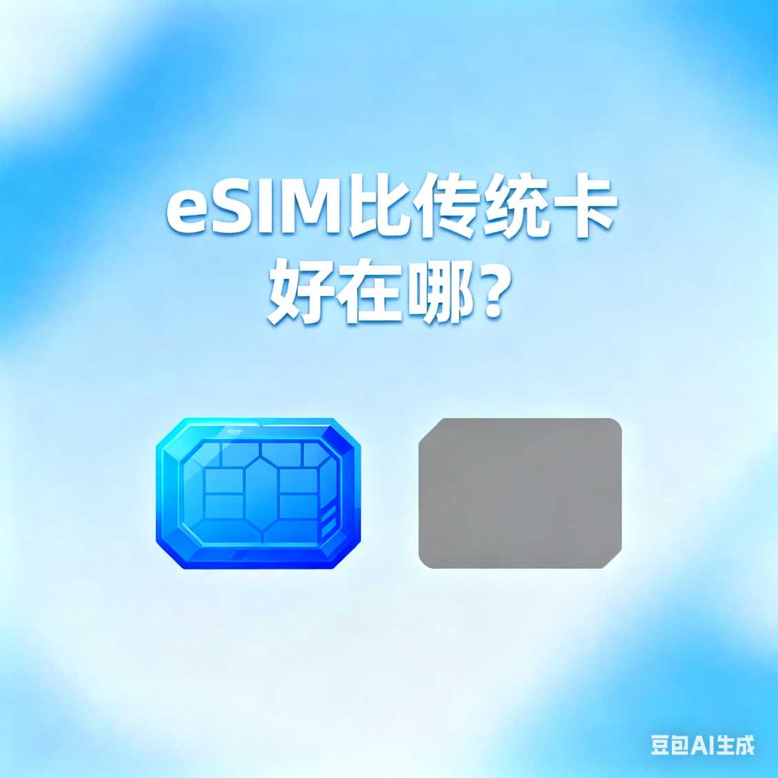 郑东新区eSIM 比传统卡好在哪？
